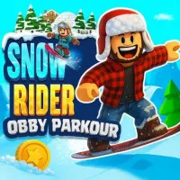 Snow Rider Obby Parkour